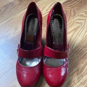 BCBGirls Red Wedges Sz 8.5